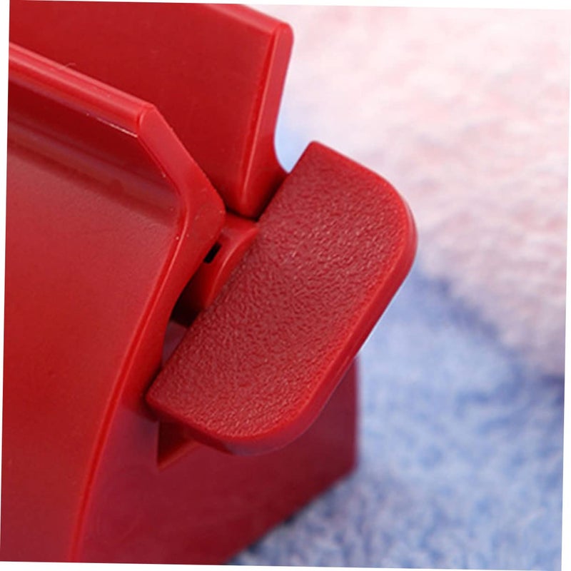 Automatic Toothpaste Squeezer Holder Red Save Waste Easy Use Bathroom Dispenser - Image 5