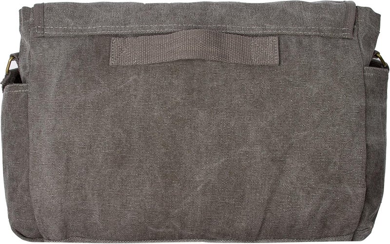Sweetbriar Classic Vintage Messenger Bag - Original Heavyweight Cotton Canvas Shoulder Bag with Upgraded Features - Image 3