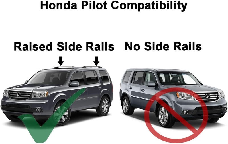 BRIGHTLINES Roof Rack Cross Bar Replacement for Honda Pilot 2009-2015 - Image 3