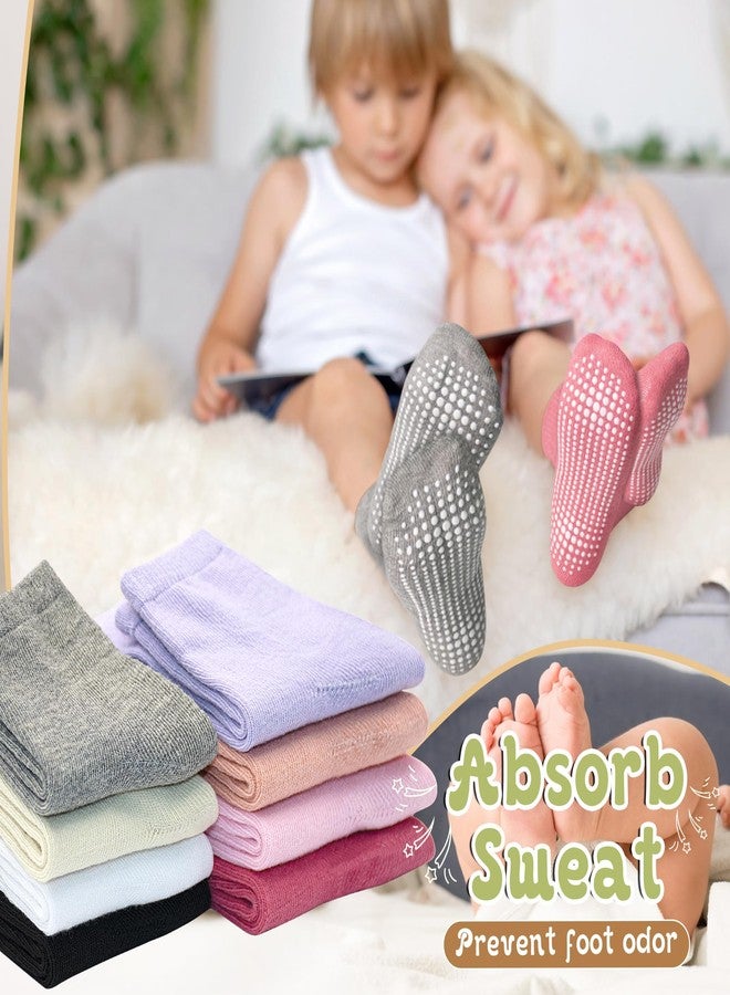 HYCLES 16 Pairs Toddler Socks, Non Slip Kid Grips Socks Sticky Boy Girl Sock for 6-12 Month Baby 0-1T Toddlers - Image 5