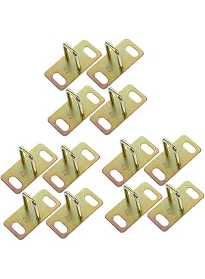 Totority 12pcs Motorcycle Saddle Lock Plate Pull Hooks Easy Installation Replacement Parts For Electric Motorbikes - Image 1