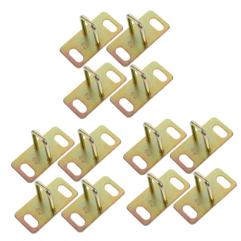 Totority 12pcs Motorcycle Saddle Lock Plate Pull Hooks Easy Installation Replacement Parts For Electric Motorbikes - Image 2