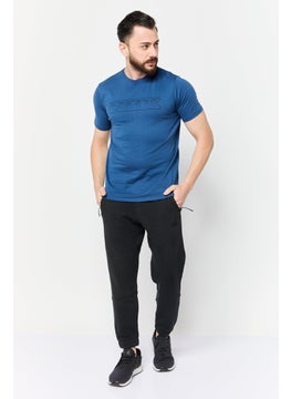 RBX Men Sportswear Fit Short Sleeve Outdoor T-Shirt, Ensign Blue  - Image 2