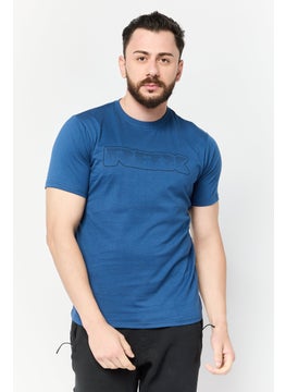 RBX Men Sportswear Fit Short Sleeve Outdoor T-Shirt, Ensign Blue  - Image 1