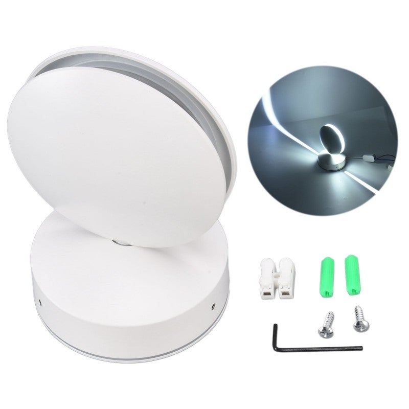 Wall Light LED 360 Degrees 10W Soft Bright White Light Aluminum Shell Heat Resistance Easy Install LED Corridor Light - Image 1