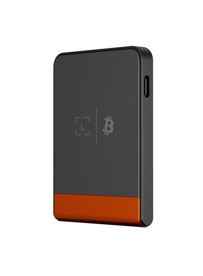 Ledger Flex Hardware Wallet | 2.84" TouchScreen + Recovery Key, Bitcoin Security, World's Safest Crypto Wallet, Bluetooth Connection, USB-C Charging, 5000+ Coins & NFT, for iOS & Android - Orange  - Image 2