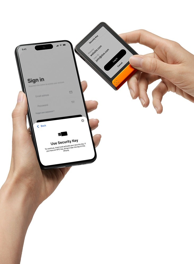 Ledger Flex Hardware Wallet | 2.84" TouchScreen + Recovery Key, Bitcoin Security, World's Safest Crypto Wallet, Bluetooth Connection, USB-C Charging, 5000+ Coins & NFT, for iOS & Android - Orange  - Image 5