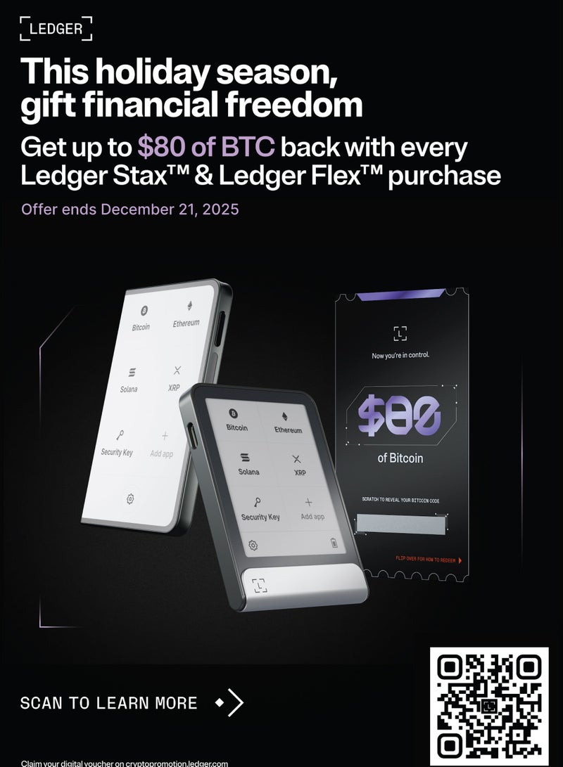 Ledger Flex Hardware Wallet | $70 BITCOIN REWARD FROM LEDGER | 2.84" TouchScreen + Recovery Key, Bitcoin Security, World's Safest Crypto Wallet, Bluetooth Connection, for iOS & Android - Orange - Image 2