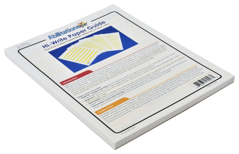 Abilitations 089661 Hi-Write Beginner Paper, Level 1, Pack of 100, Yellow/White - Image 2