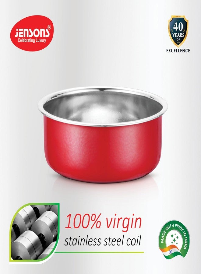 JENSONS Stainless Steel Mixing Bowls with Lids | 5 Pieces | 200 ml to 1150 ml | Airtight Food Storage Containers | Stackable and Lightweight - Image 4