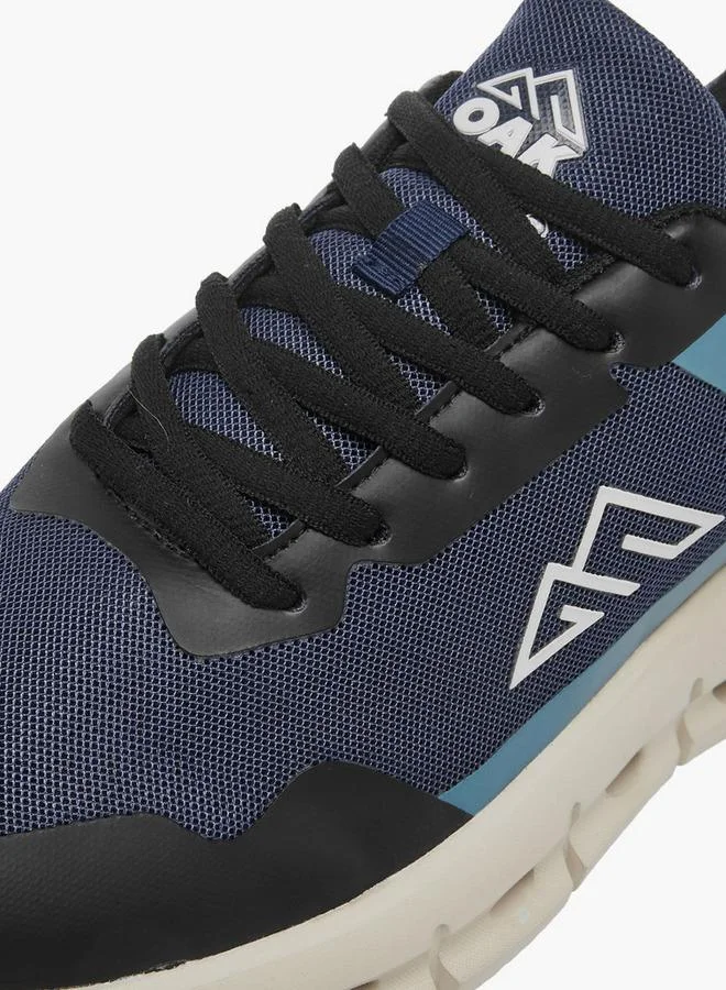 Oaklan by Shoexpress NAVY Men's Mesh Panelled Sports Shoes with Lace-Up Closure for Men | Best Price UAE
