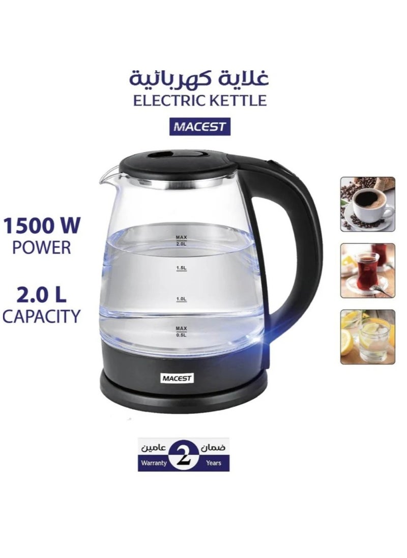 MACEST Electric Glass Kettle 2.0L - pzsku/Z7BF59496B49E80D312A2Z/45/_/1738235340/1b3af0da-e033-4fe3-a521-bca8b414178b