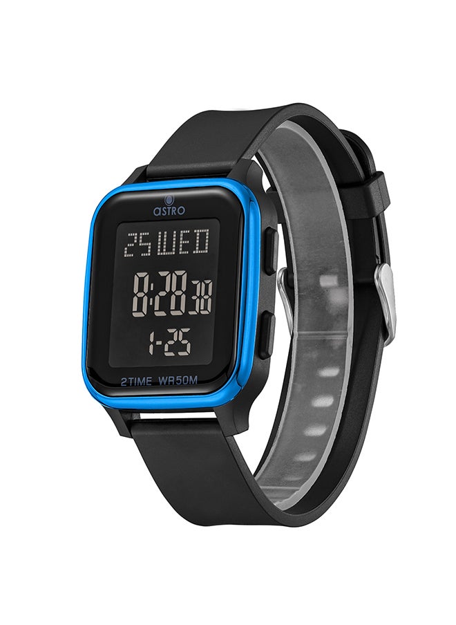 ASTRO - Astro Kids Watch, Digital Display and PU Strap - A23908-PPBBL, Black - Image 1