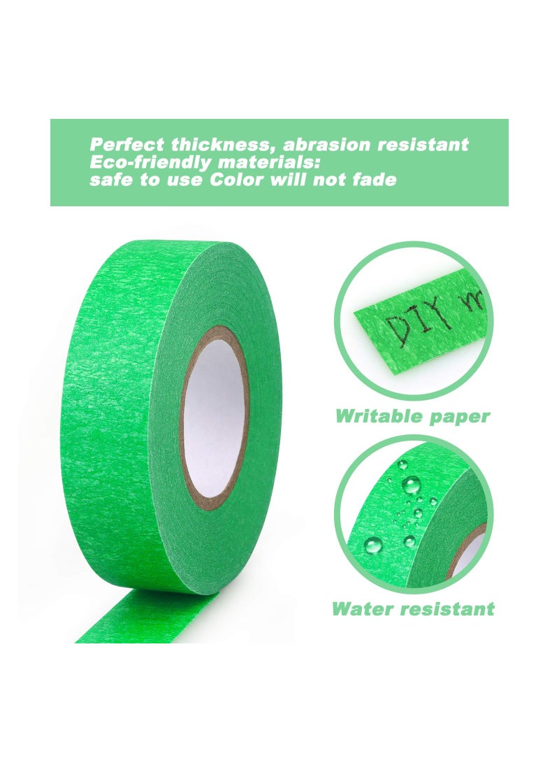 Zikra Colored Masking Tape Craft Rainbow Colors Painting Painters Labeling Paper for Arts Crafts Bullet Journals Party Decorations DIY 8 Roll 12m*1.5cm - Image 4