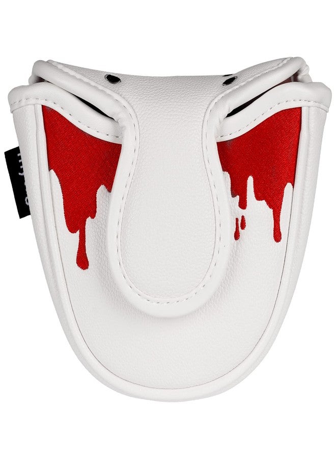 mytag Golf Club Head Covers Mallet Putter Cover Hockey Goalie Mask Strong Magnetic Headcovers for Taylormade Spider Callaway Odyssey Putters Heel-Shaft Putter - Image 2