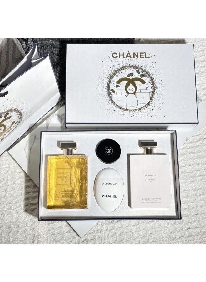 CHANEL Gabrielle Chanel Shower Gel Lotion Hand Cream and Lip Balm Set - Image 1