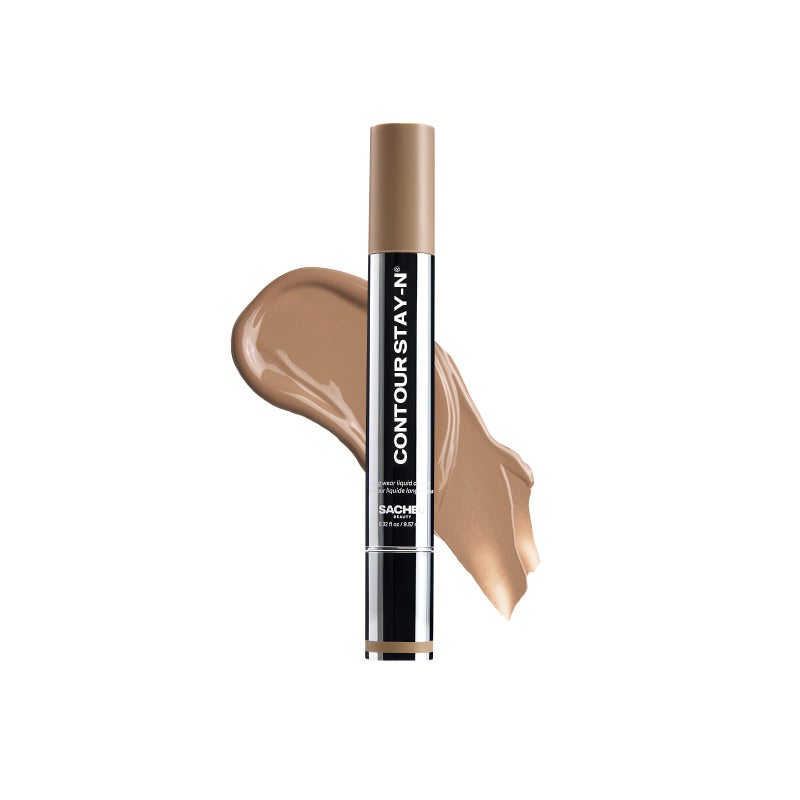 Sacheu Liquid Contour STAY-N Long Wear Cream Contour Makeup â€” Long Lasting, Blendable, & Lightweight Formula â€” Vegan & Cruelty-free, Giving Iconic - Image 1