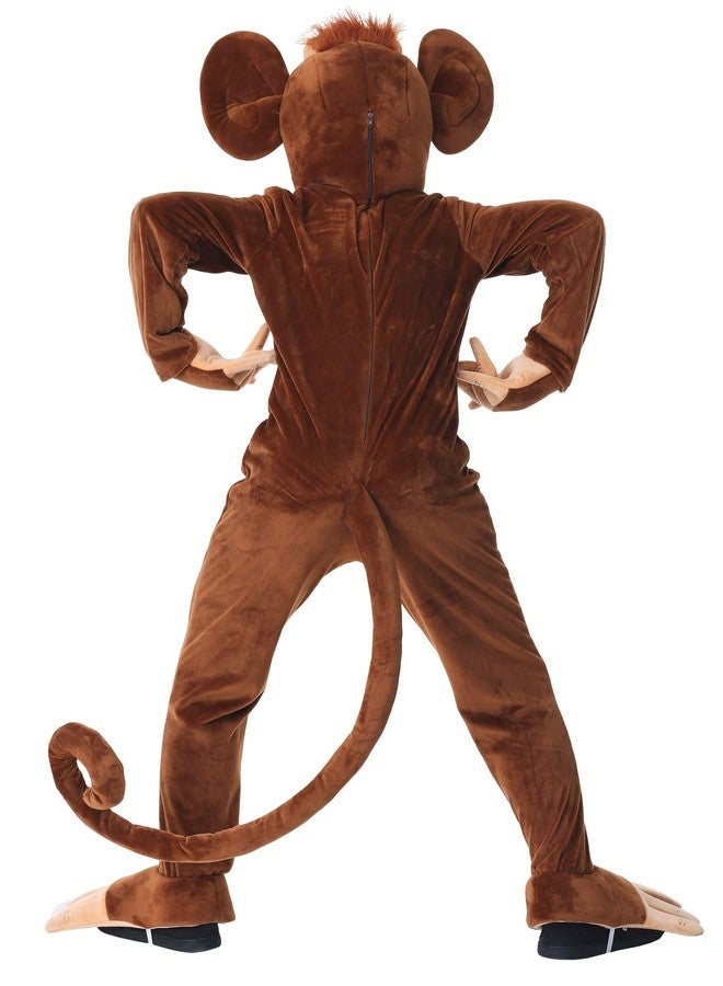 Fun Costumes Funky Monkey Costume for Kids - Hooded Jumpsuit with Gloves, Shoe Covers & Tail Small - Image 4