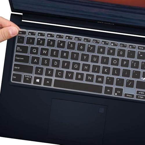CASOSHIELD Keyboard Cover for 16" Vivobook Pro 16X OLED M7600 N7600, 15.6" ASUS Vivobook Pro 15X OLED M6501 M3500 K3500 M6500, Vivobook Pro K571GT Keyboard Skin, Black - Image 3