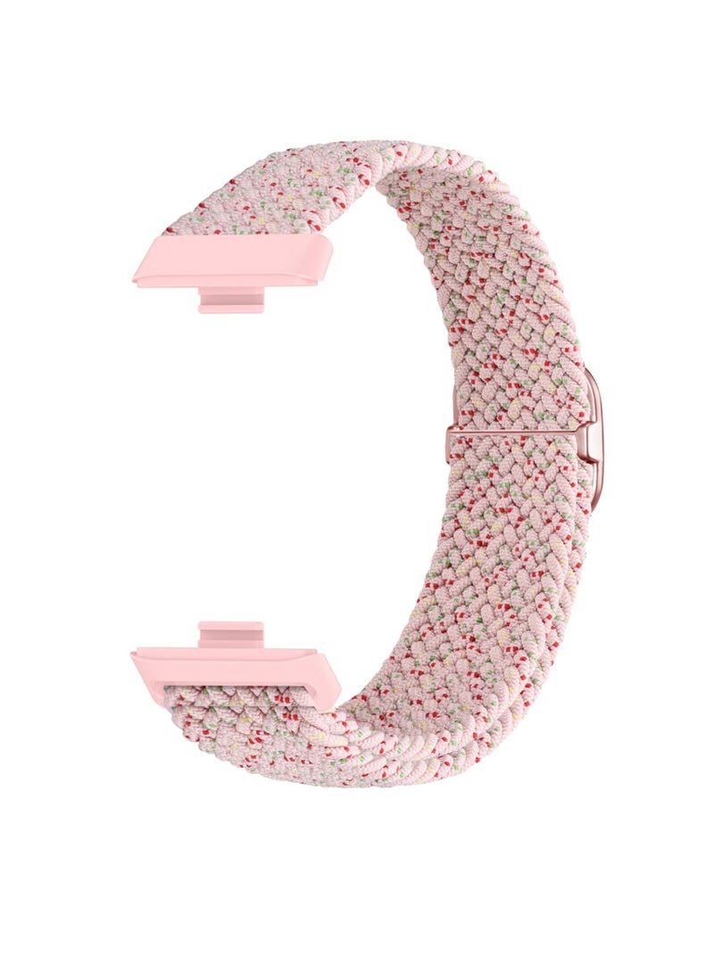 Suitable For Watch Fit 3 Adjustable Woven Nylon Strap With Metal Buckle, Designed For Wrist Sizes 150mm-185mm  - Image 2