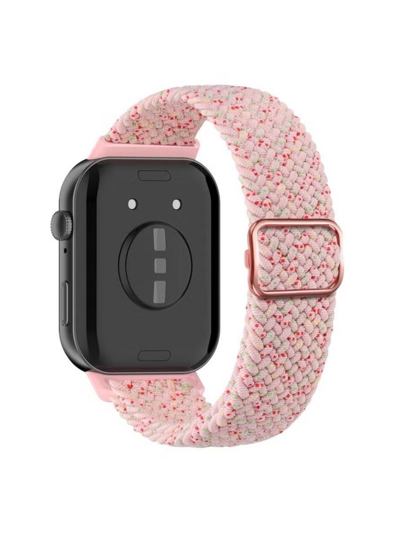 Suitable For Watch Fit 3 Adjustable Woven Nylon Strap With Metal Buckle, Designed For Wrist Sizes 150mm-185mm  - Image 3