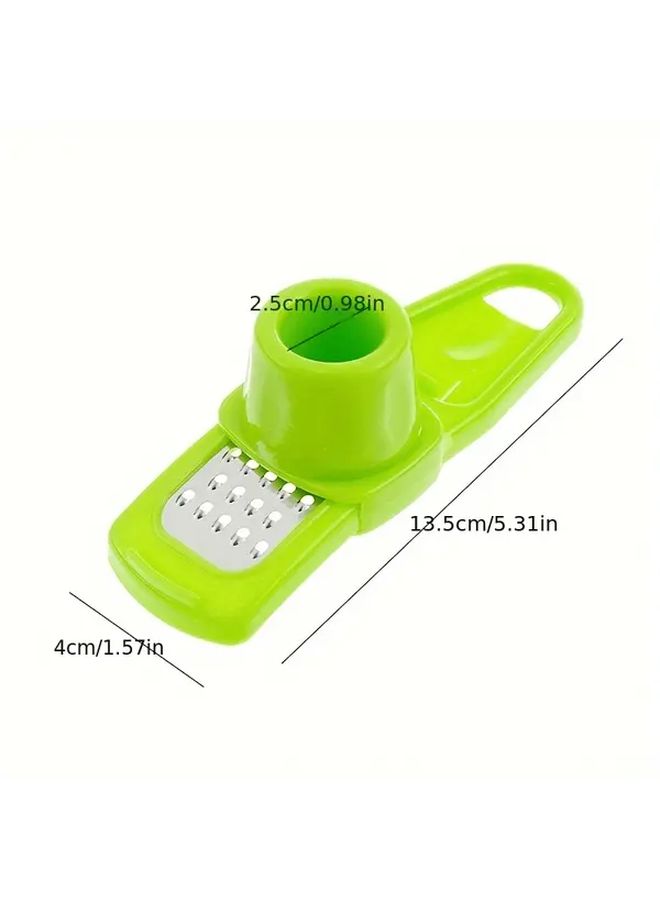 Green Garlic Press Manual Crusher Easy To Clean Portable Kitchen Gadget - Image 5