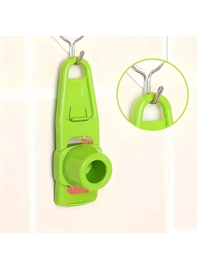 Green Garlic Press Manual Crusher Easy To Clean Portable Kitchen Gadget - Image 2