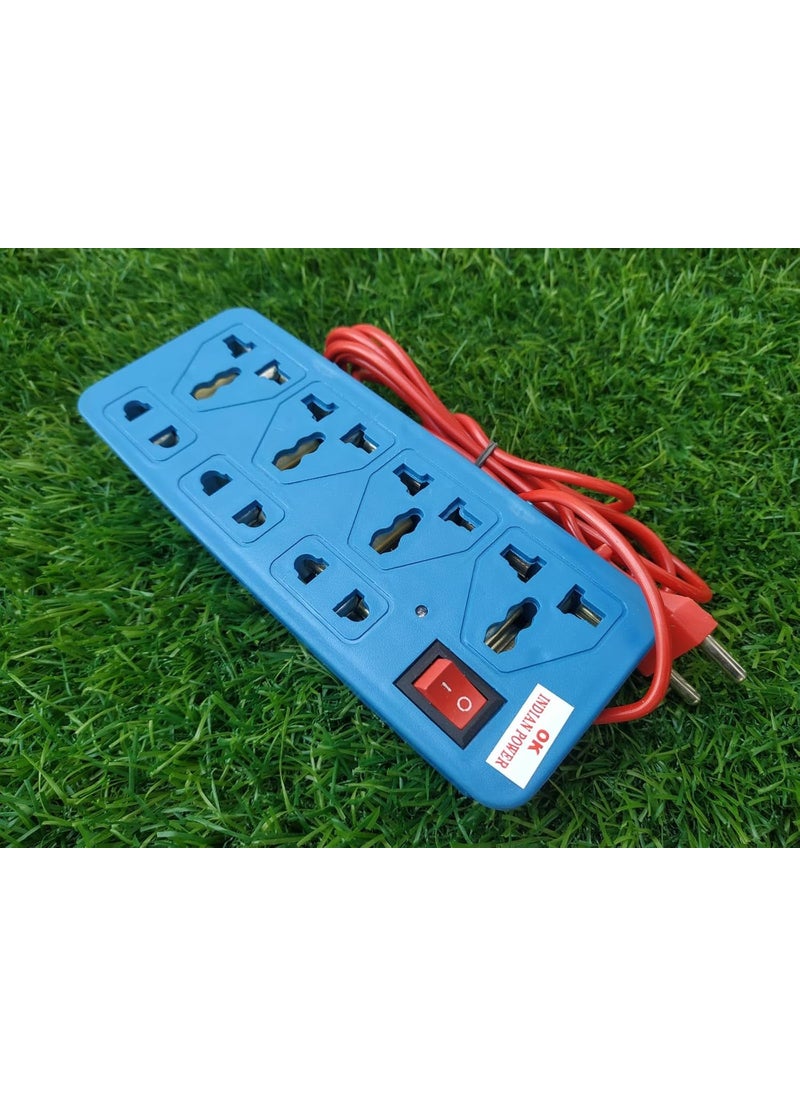 APNA KANHA APNA KANHA43 Pin Multicolour Socket Extension Board with 2 M Wire  - Image 4
