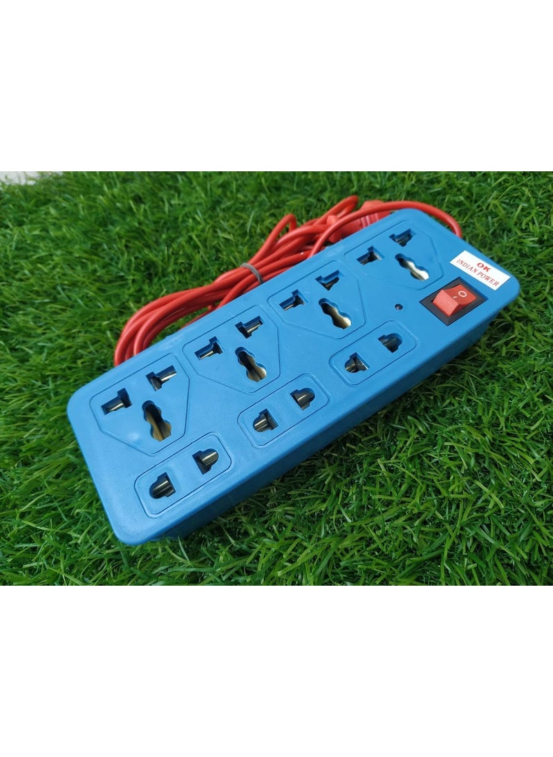 APNA KANHA APNA KANHA43 Pin Multicolour Socket Extension Board with 2 M Wire  - Image 3