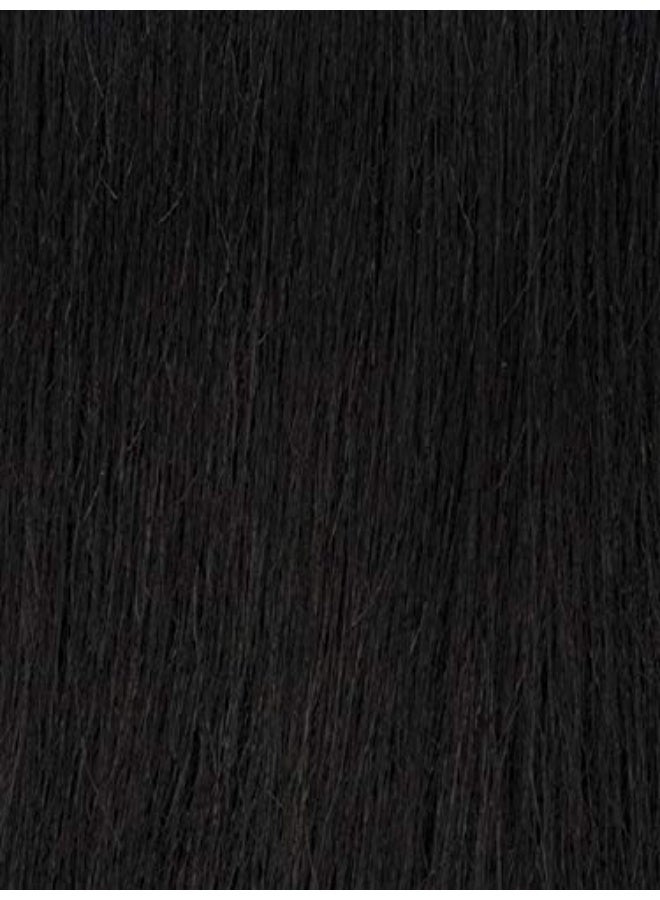 Sensationnel curls Kinksandco Half Wig - Heart Breaker Synthetic Instant Weave Updo Full Cap for Natural 3C to 4C Hair Textures (1 JETBLACK) - Image 2