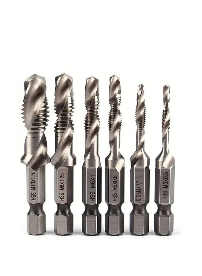 4341 Long Style High Speed Steel Screw Tap Set M3 M12 Hex Handle - Image 2