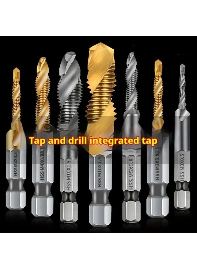 4341 Long Style High Speed Steel Screw Tap Set M3 M12 Hex Handle - Image 3