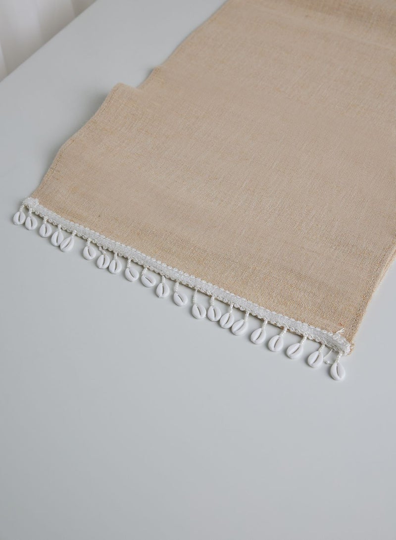 Ayra Jute Runner With Beads & Tassel - Image 3