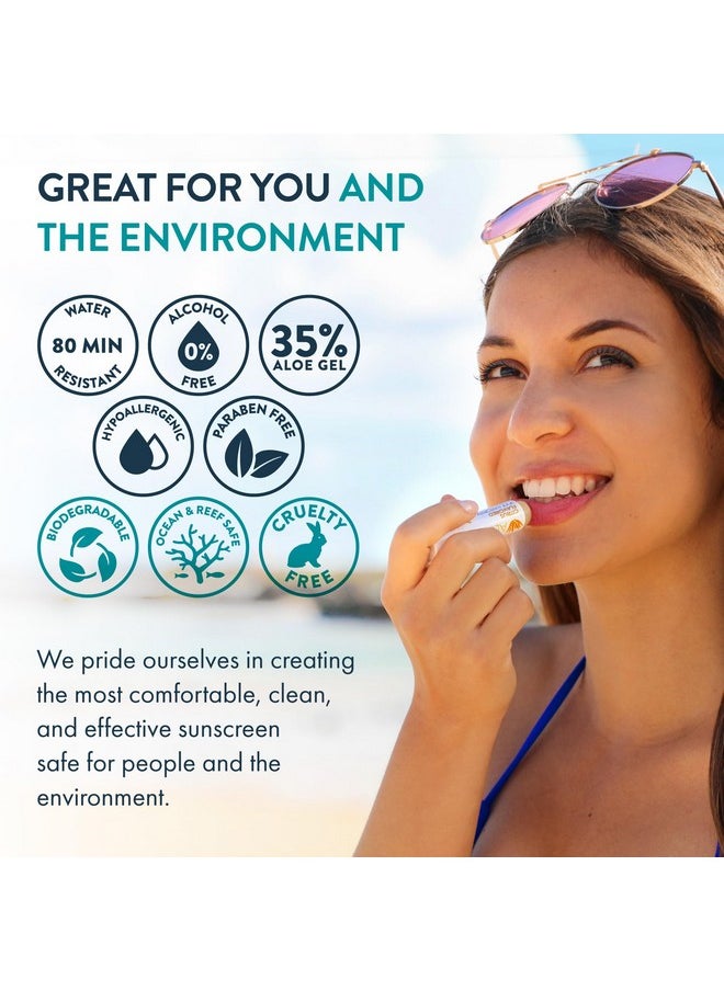 Lip Ice Lip Balm 5Pack Includes Spf 15 Lip Balms And An Spf 30 Medicated Lip Balm With Natural Moisturizing Oils And Hydrating Aloe Vera Gel Alcoholfree Assorted Lip Care Pack
