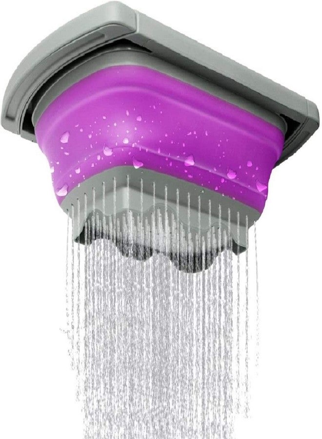 Prime Cook Purple Collapsible Silicone Kitchen Colander/Strainer - Image 2