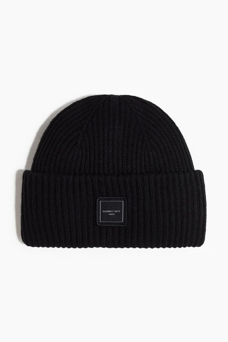 H&M Rib-knit wool-blend hat