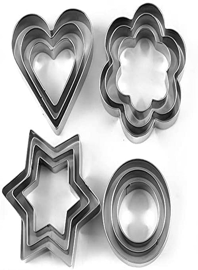 Fresh Creation-Stainless Steel Cookie Cutter 4 Shape - Image 2