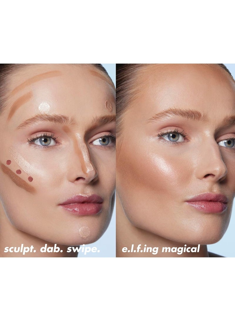 elf Halo Glow Blush Beauty Wand, Liquid Blush Wand For Radiant, Flushed Cheeks, Infused With Squalane, Vegan & Cruelty-free, Berry Radiant - Image 4