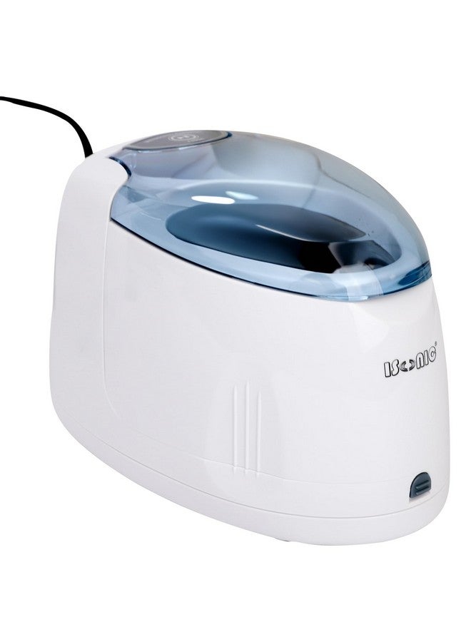 آي سونيك جهاز تنظيف أطقم الأسنان/المحاذاة/المثبتات بالموجات فوق الصوتية iSonic F3900 لجميع أجهزة طب الأسنان وأجهزة علاج انقطاع النفس النومي، 110 فولت 20 وات (الخزان غير قابل للإزالة)، أبيض، 0.4 باينت/0.2 لتر - Image 1