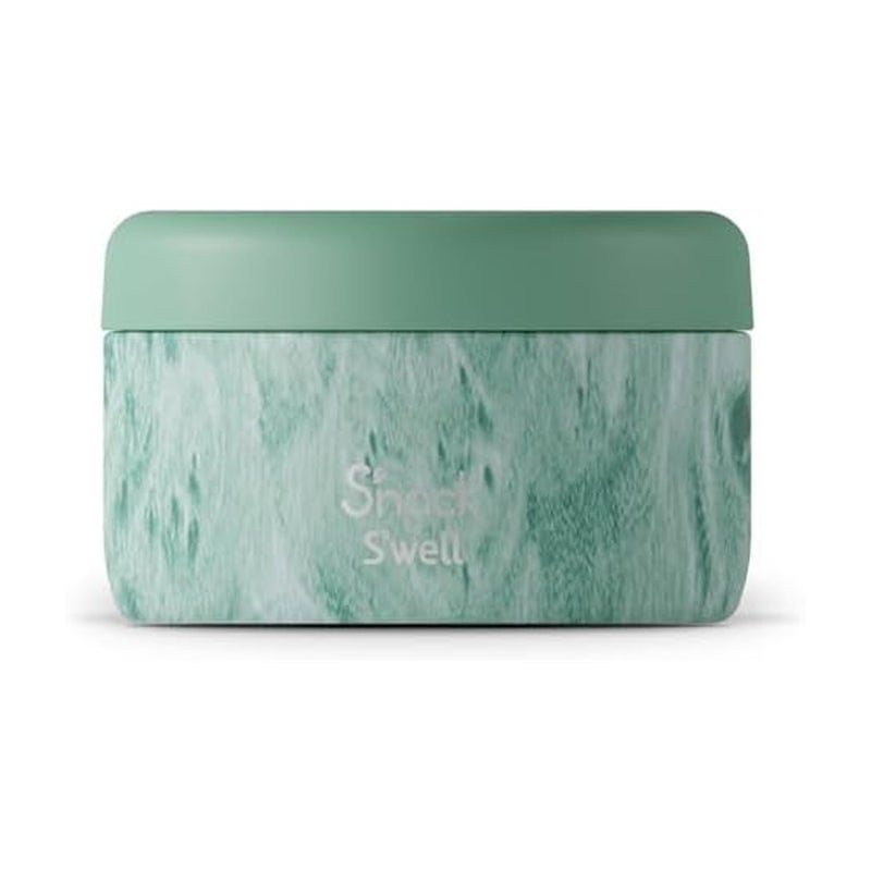 S'well S'nack Stainless Steel Food Container, 10 Oz, Peppermint Tree, Double-Layered Insulated Bowls, BPA-Free - Image 1