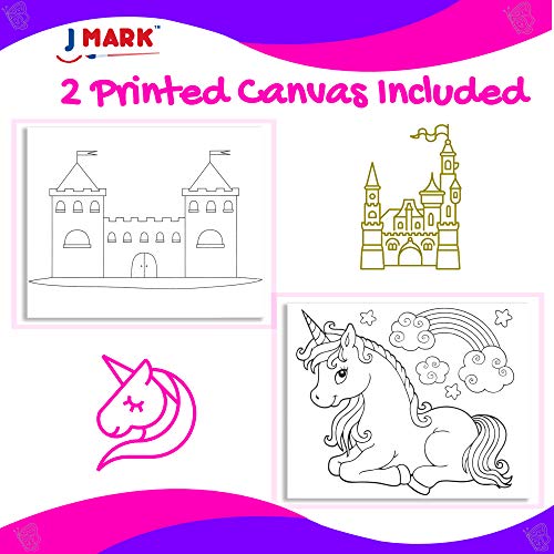 J MARK Kids Painting Set - All Inclusive Acrylic Paint Set for Kids - Safe Painting Supplies - Image 3