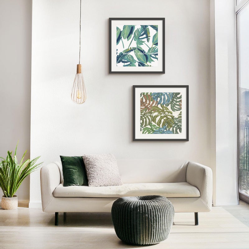 Picrit 24x24 Picture Frame 3 Pack, Black Poster Frame, Display Poster 20 x 20 with Mat or 24 x 24 without Mat for Horizontal or Vertical Wall Mounting - Image 2