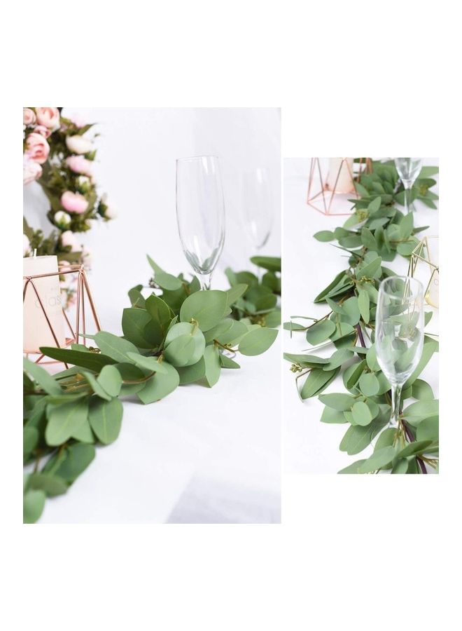 NIBEMINENT 12-Piece Artificial Hanging Ivy Leaves Green 230cm - Image 4