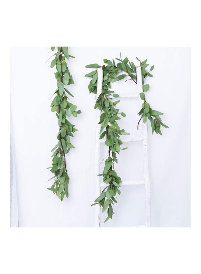 NIBEMINENT 12-Piece Artificial Hanging Ivy Leaves Green 230cm - Image 2