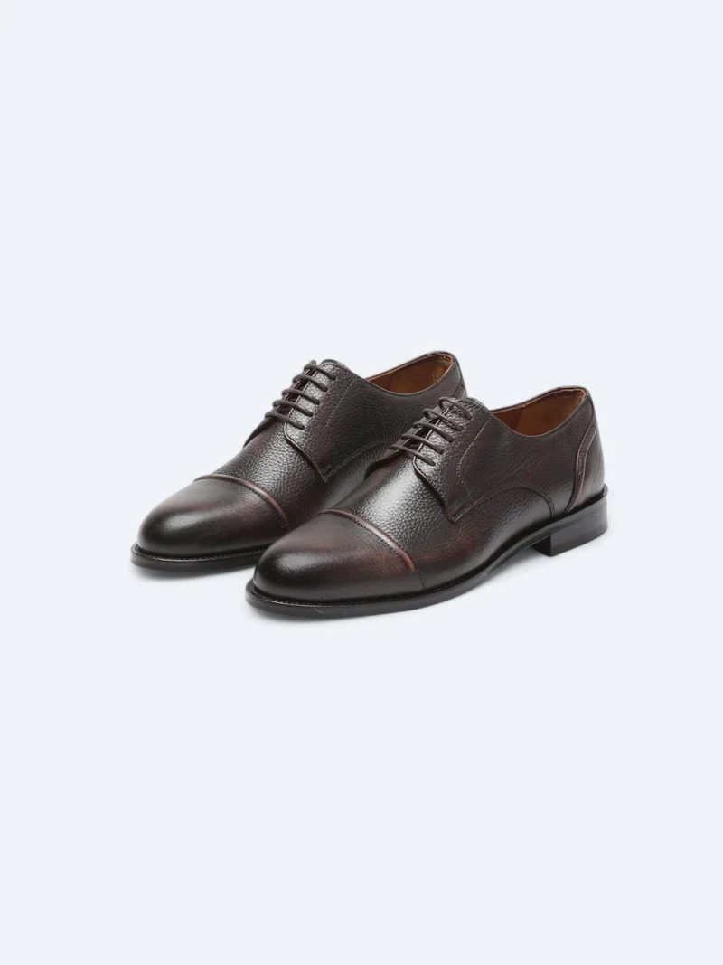 Kip Brown Leather Classical Shoes
