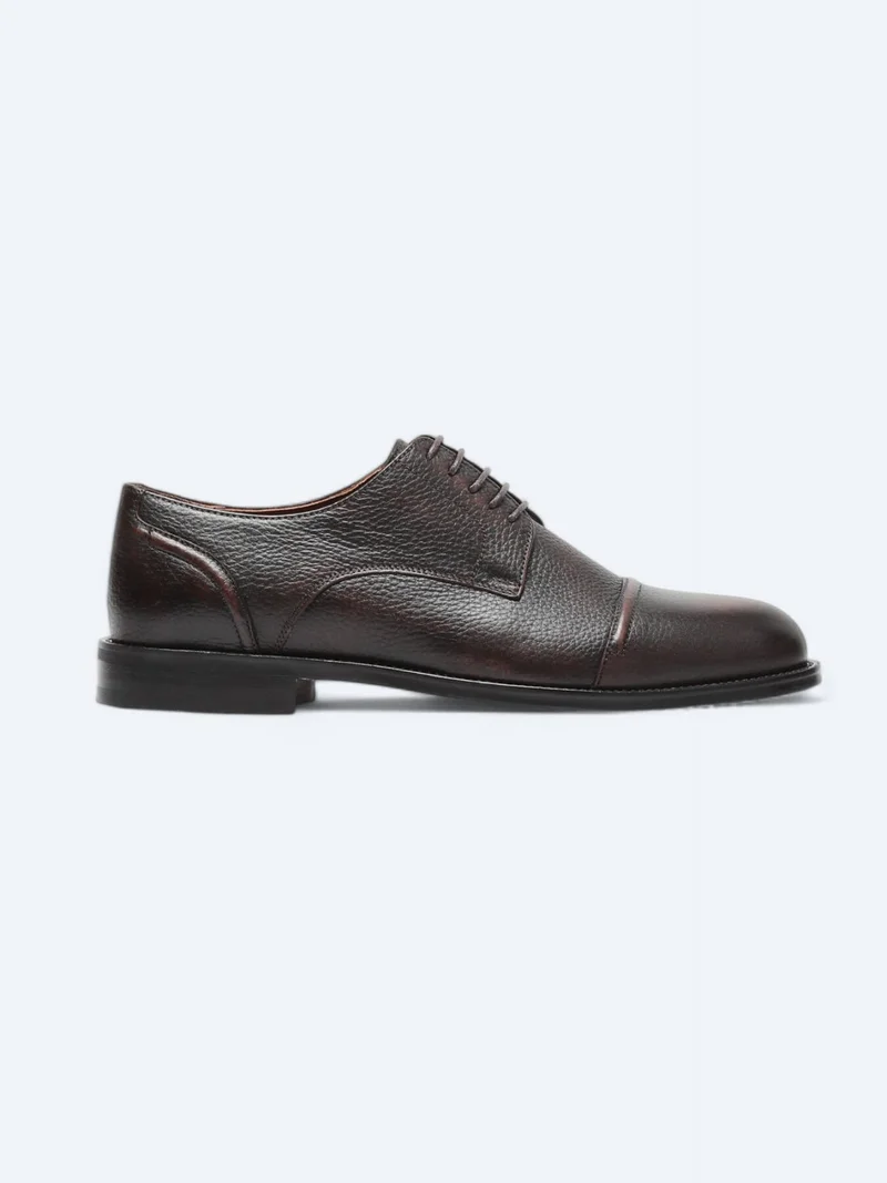 Kip Brown Leather Classical Shoes
