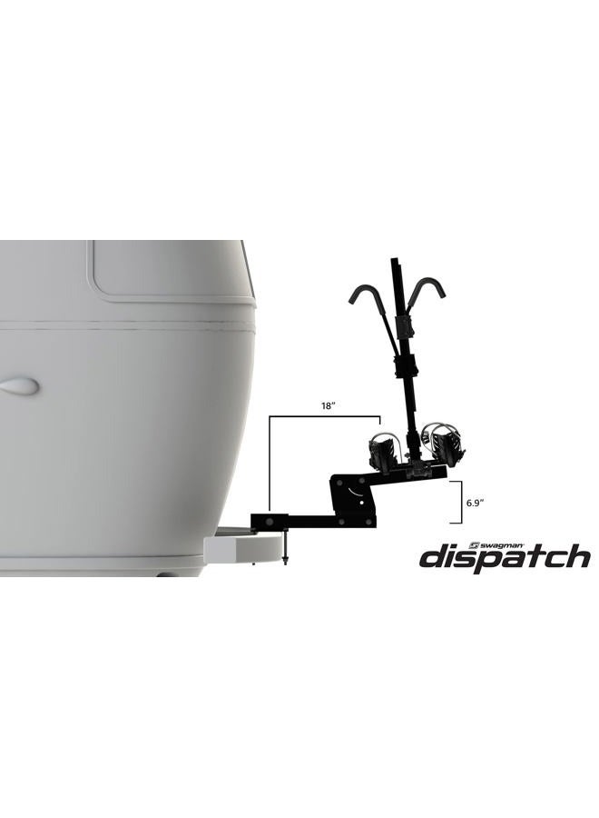 Swagman DISPATCH RV Approved Hitch Mount Bike Rack, Black - Image 2
