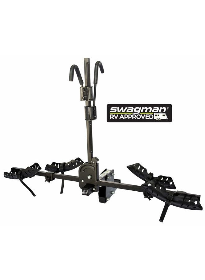 Swagman DISPATCH RV Approved Hitch Mount Bike Rack, Black - Image 1