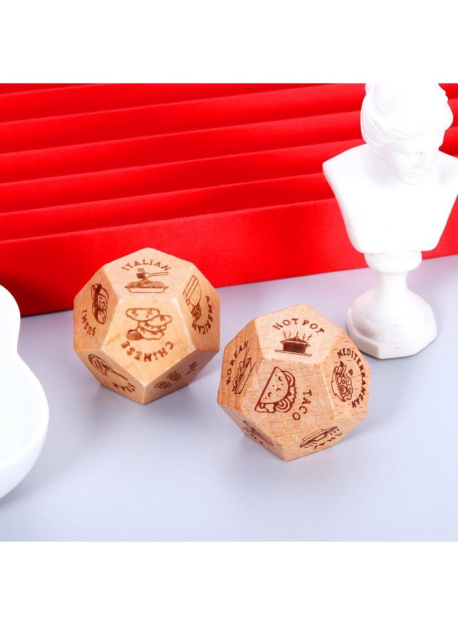 VANLOVEMAC Anniversary Date Night Dice for Women Men Food Dice Exchange Dice Valentines Day Gifts for Him Her Couple Gifts Food Decider Christmas Birthday Gifts for Wife Husband - Image 5