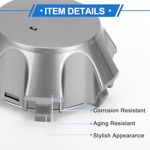 VekAuto 1 Pc Wheel Center Caps Hub Caps Rim Center Caps for Toyota FJ Cruiser 2010-2014 6 Cyl 4.0L Plastic Titanium Tone Wheel Caps Hubcap Center Covers - Image 5